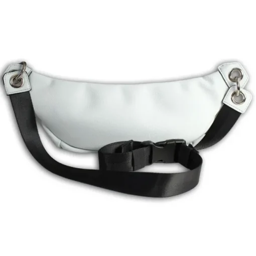 Glüxklee Gürteltasche Bauchtasche hellgrau Kunstleder Damen Belt Bag OTD5029K