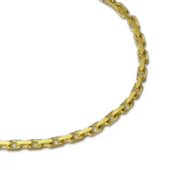 GoldDream Armband Anker diamantiert 333 Gold 18,5cm 8 Karat GDA0228Y