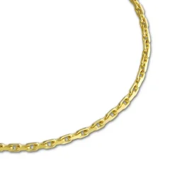 GoldDream Armband Anker diamantiert 333 Gold 18,5cm 8 Karat GDA0028Y