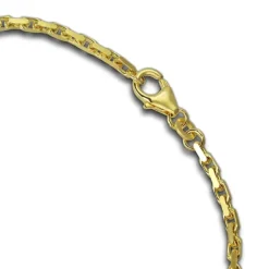 GoldDream Armband Anker diamantiert 333 Gold 18,5cm 8 Karat GDA0228Y