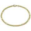 GoldDream Armband Figaro diamantiert 333 Gold 19cm 8 Karat GDA0059Y
