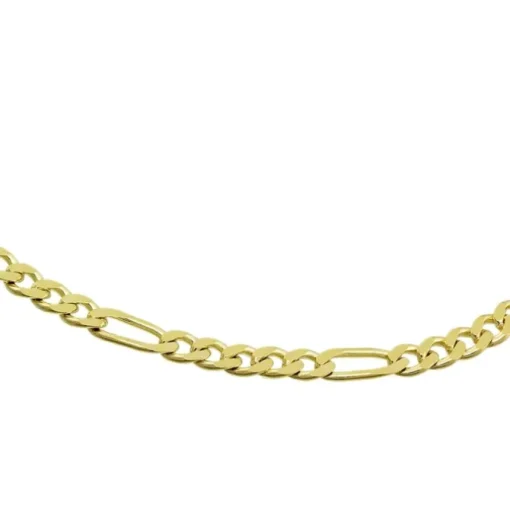 GoldDream Armband Figaro diamantiert 333 Gold 19cm 8 Karat GDA0059Y