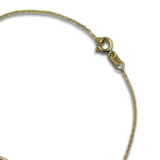 GoldDream Armband Herzen Zirkonia weiß 333 Gold 18,5cm 8 Karat GDA5008Y