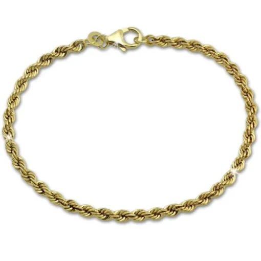 GoldDream Armband Kordel hohl 333 Gold 18,5cm 8 Karat GDA0328Y