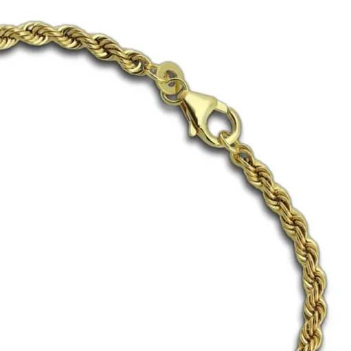 GoldDream Armband Kordel hohl 333 Gold 18,5cm 8 Karat GDA0328Y