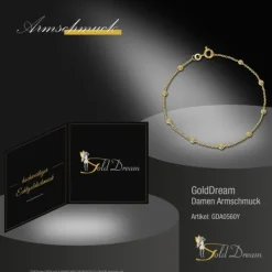 GoldDream Armband Kugeln 333 Gold 18,5cm 8 Karat Echtschmuck GDA0560Y
