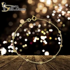 GoldDream Armband Kugeln 333 Gold 18,5cm 8 Karat Echtschmuck GDA0560Y