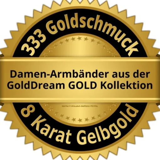 GoldDream Armband Kugeln 333 Gold 18,5cm 8 Karat Echtschmuck GDA0560Y