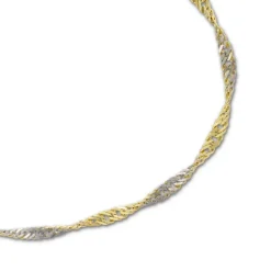 GoldDream Armband Singapur gedreht 333 Gold 19cm 8 Karat GDA0069Y