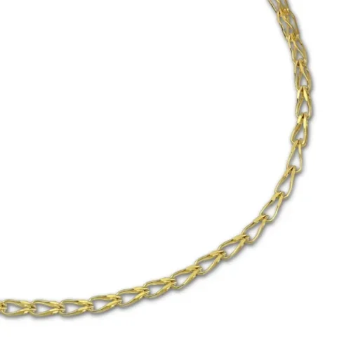 GoldDream Armband Zopf 375 Gelbgold Damen 18cm GDA0508Y