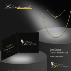 GoldDream Collier Kette Anker rund 333 Gold Damen 45cm 8 Karat GDK00845Y