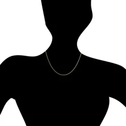 GoldDream Collier Kette Zopf 333 Gold Damen 45cm 8 Karat GDK00645Y