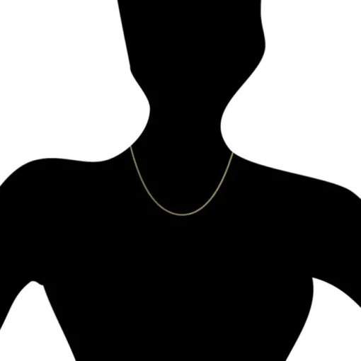 GoldDream Collier Kette Zopf 333 Gold Damen 45cm 8 Karat GDK00645Y