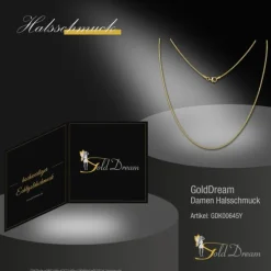 GoldDream Collier Kette Zopf 333 Gold Damen 45cm 8 Karat GDK00645Y