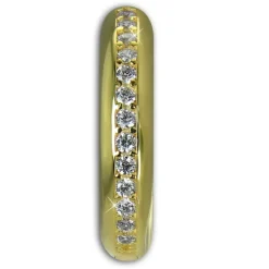 GoldDream Creole Beauty Zirkonia Ohrring 333 Gold Echtschmuck GDO5670Y