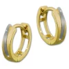 GoldDream Creole Bicolor 333 Gold Ohrring Echtschmuck GDO5111T