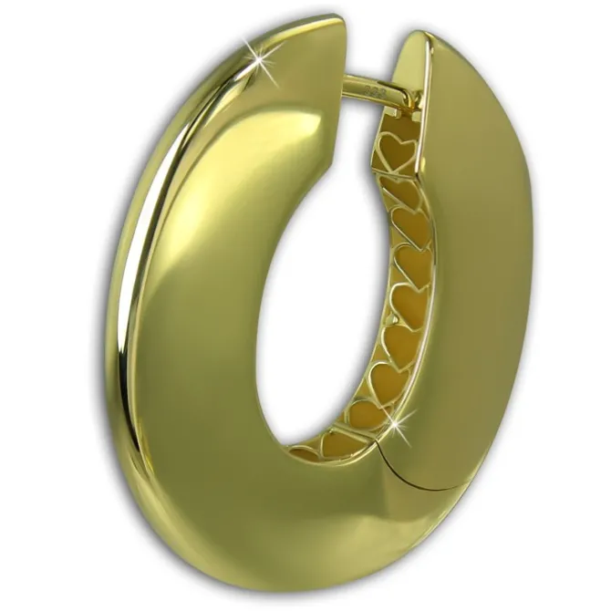 GoldDream Creole Classic 22mm Ohrring 333er Gelbgold Echtschmuck GDO5676Y