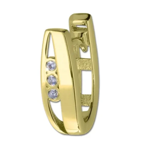 GoldDream Creole 3er Zirkonia Ohrring 333er Gelbgold GDO5621Y