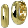 GoldDream Creole Glanz 15mm Ohrring 333er Gelbgold Echtschmuck GDO5674Y