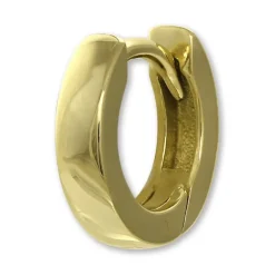 GoldDream Creole Glanz 12mm Ohrring 333er Gelbgold Echtschmuck GDO5669Y