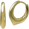 GoldDream Creole Klassik 20mm Ohrring 333er Gelbgold Echtschmuck GDO5682Y