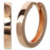 GoldDream Creole massiv Glanz 20mm Ohrring 333er Roségold Echtschmuck GDO5658E