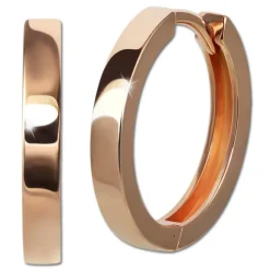GoldDream Creole massiv Glanz 19mm Ohrring 333er Roségold Echtschmuck GDO5659E