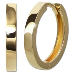 GoldDream Creole massiv Glanz 20mm Ohrring 333er Gelbgold Echtschmuck GDO5658Y