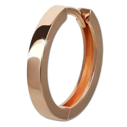 GoldDream Creole massiv Glanz 19mm Ohrring 333er Roségold Echtschmuck GDO5659E
