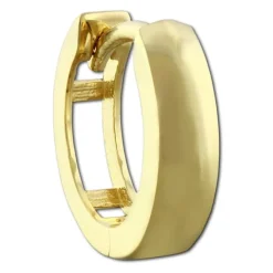 GoldDream Creole matt 13mm Ohrring 333er Gelbgold Echtschmuck GDO5141Y