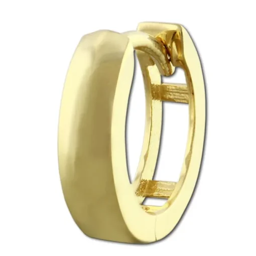 GoldDream Creole matt 13mm Ohrring 333er Gelbgold Echtschmuck GDO5141Y