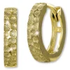 GoldDream Creole Muster 13mm Ohrring 333er Gelbgold Echtschmuck GDO5663Y