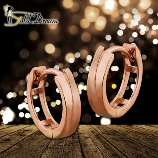 GoldDream Creole Rose 333 Roségold Ohrring Echtschmuck GDO5111E