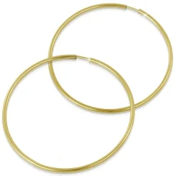 GoldDream Creole Simply 55mm Ohrring 333 Gelbgold Echtschmuck GDO0006Y