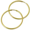 GoldDream Creole Simply 50mm Ohrring 333 Gelbgold Echtschmuck GDO0005Y