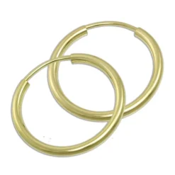 GoldDream Creole Simply 20mm Ohrring 333 Gelbgold Echtschmuck GDO0002Y