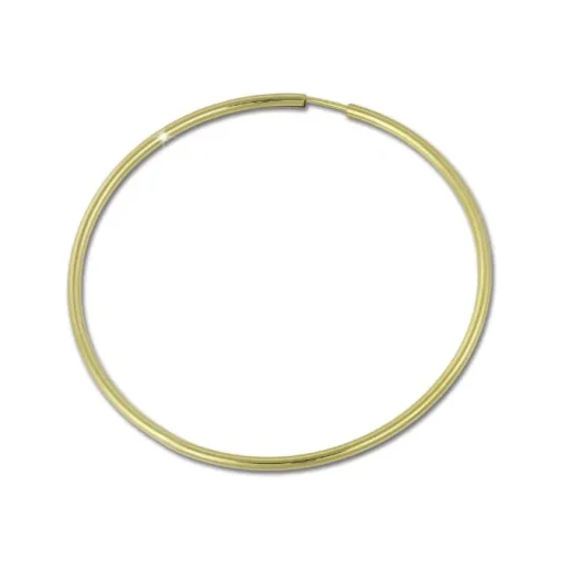 GoldDream Creole Simply 55mm Ohrring 333 Gelbgold Echtschmuck GDO0006Y