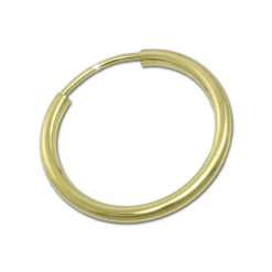 GoldDream Creole Simply 20mm Ohrring 333 Gelbgold Echtschmuck GDO0002Y