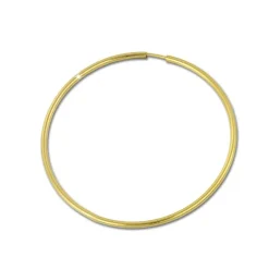 GoldDream Creole Simply 50mm Ohrring 333 Gelbgold Echtschmuck GDO0005Y