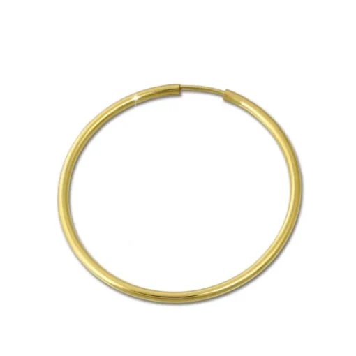 GoldDream Creole Simply 40mm Ohrring 333 Gelbgold Echtschmuck GDO0004Y