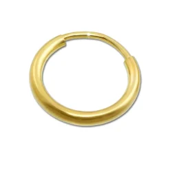 GoldDream Creole Simply 13mm Ohrring 333 Gelbgold Echtschmuck GDO00013Y
