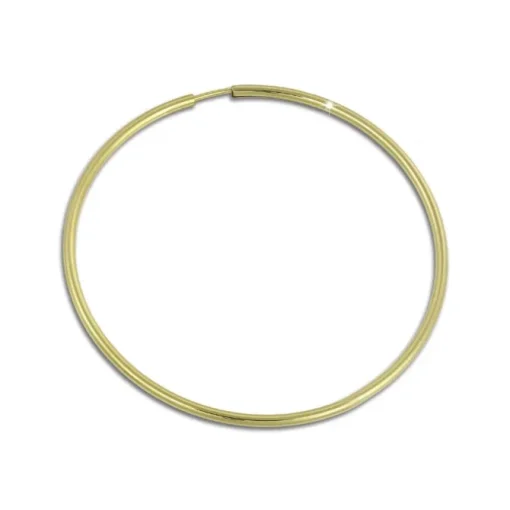 GoldDream Creole Simply 55mm Ohrring 333 Gelbgold Echtschmuck GDO0006Y