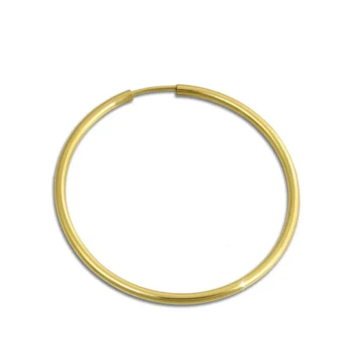 GoldDream Creole Simply 40mm Ohrring 333 Gelbgold Echtschmuck GDO0004Y