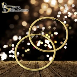 GoldDream Creole Simply 40mm Ohrring 333 Gelbgold Echtschmuck GDO0004Y