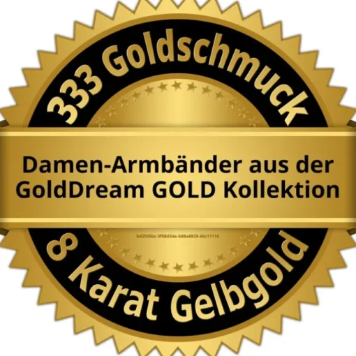 GoldDream Damen Armband 18,7cm Gelbgold 8 Karat GDAB01219Y