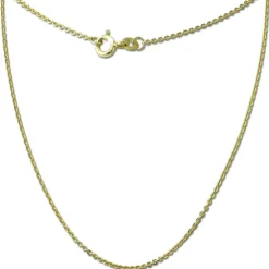 GoldDream Damen Colliers Halskette 50cm Gelbgold 8 Karat GDKB00050Y