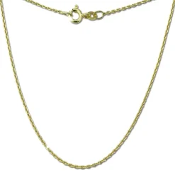 GoldDream Damen Colliers Halskette 36cm Gelbgold 8 Karat GDKB00136Y