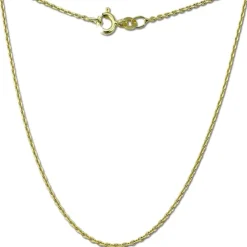 GoldDream Damen Colliers Halskette 42cm Gelbgold 8 Karat GDKB00142Y
