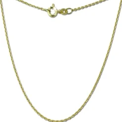 GoldDream Damen Colliers Halskette 55cm Gelbgold 8 Karat GDKB00155Y