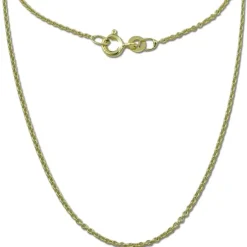 GoldDream Damen Colliers Halskette 34cm Gelbgold 8 Karat GDKB00734Y